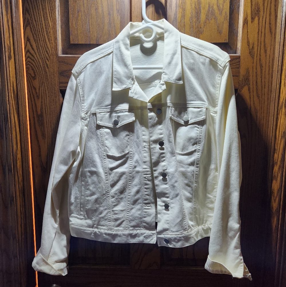 White Denim Jacket